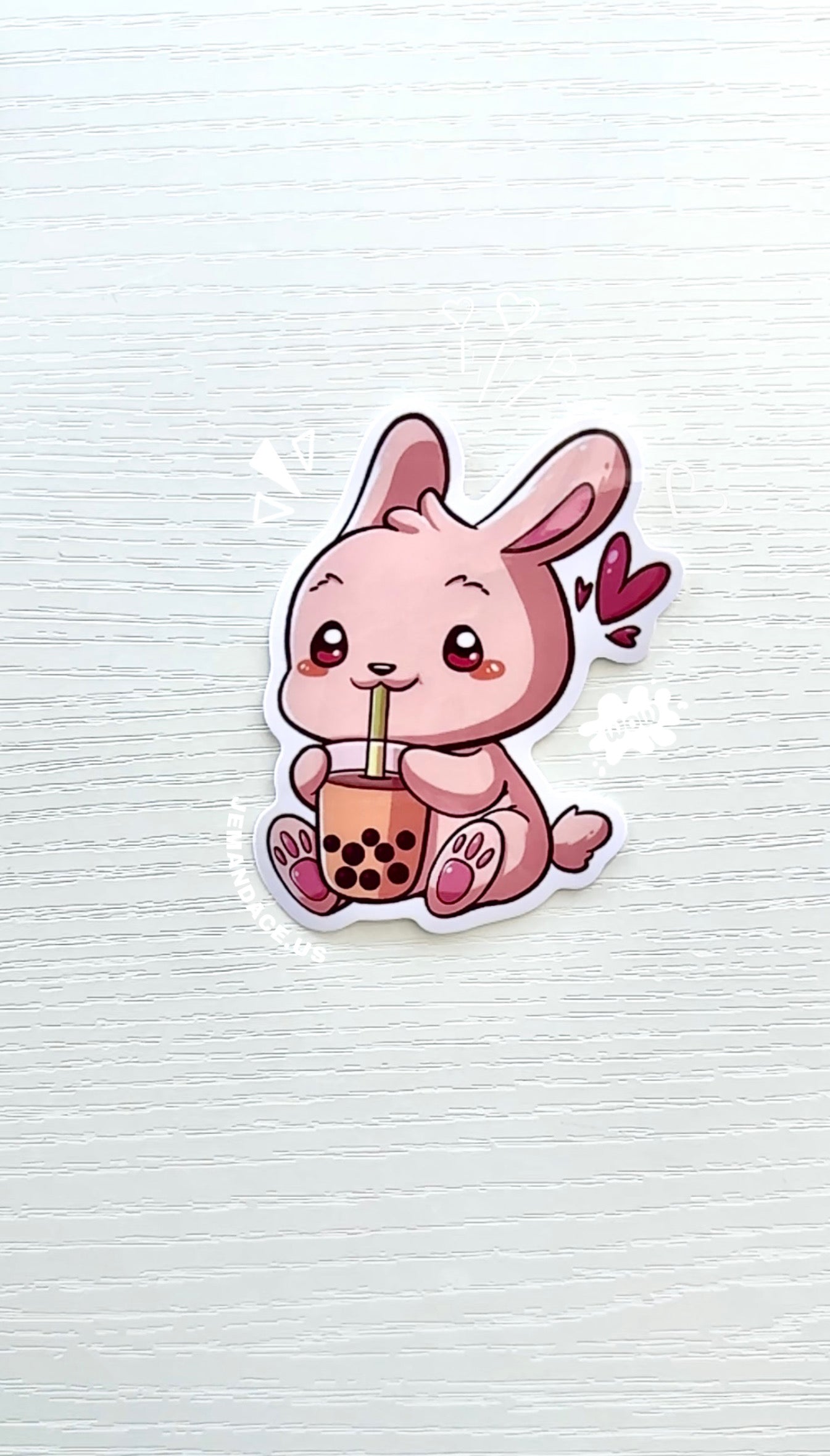 Boba Bunny Vinyl Sticker