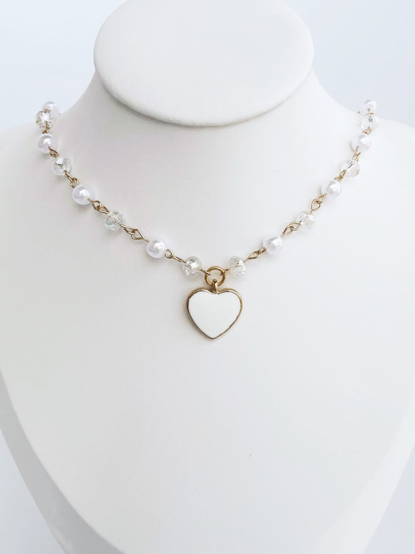 Pearl Heart Necklace