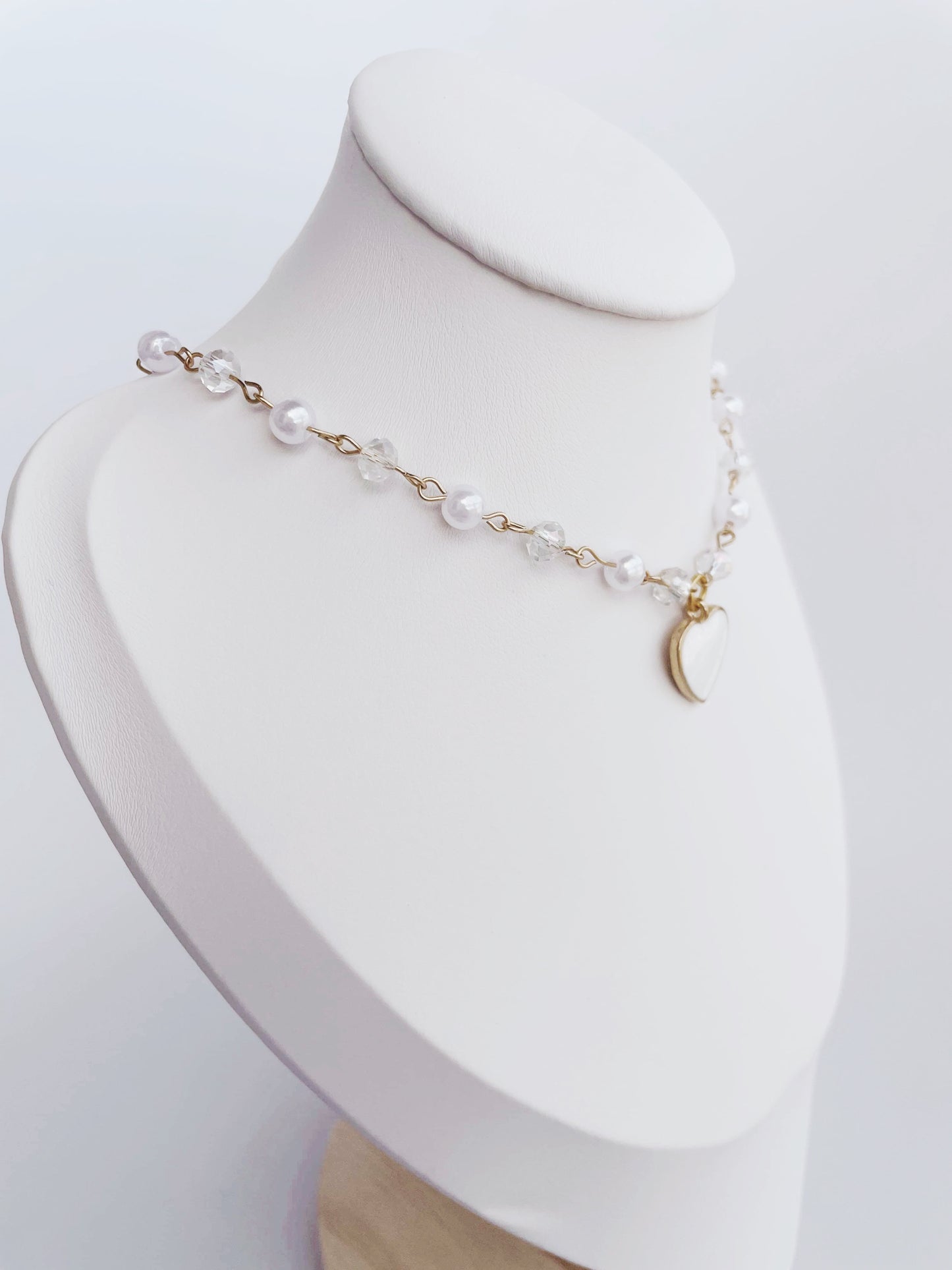 Pearl Heart Necklace