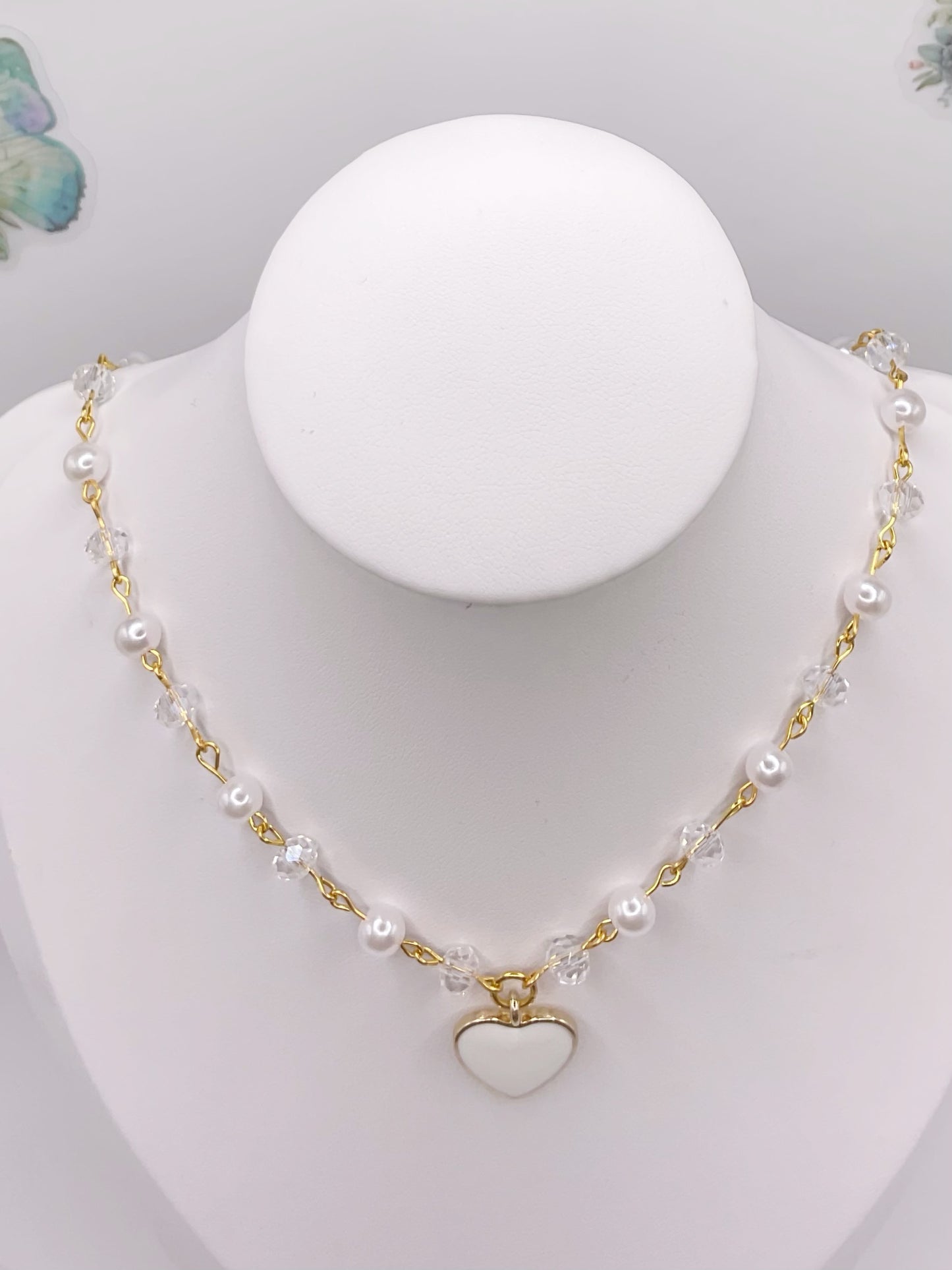 Pearl Heart Necklace
