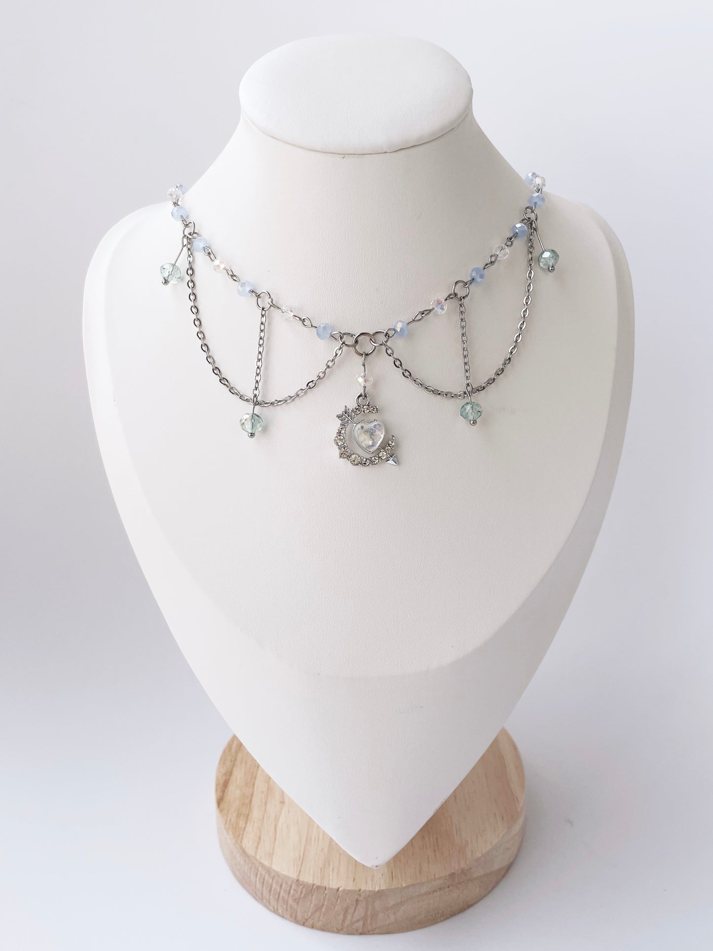 Frosty Blue Necklace
