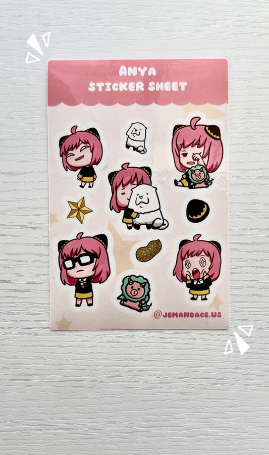 Anya Sticker Sheet