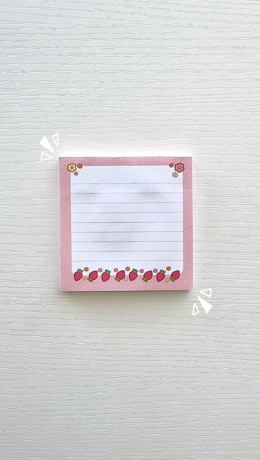 Strawberry Sticky Note