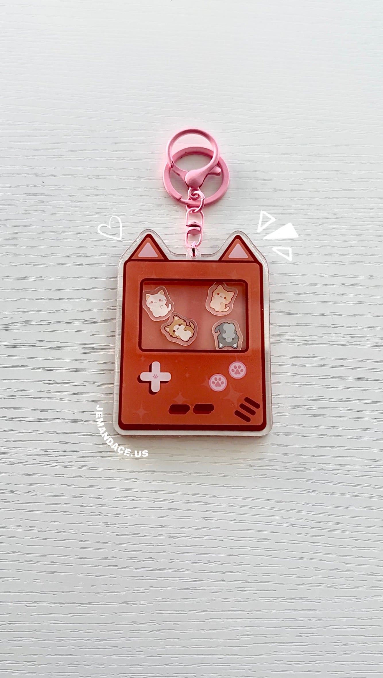 Cat Game Shaker Charm