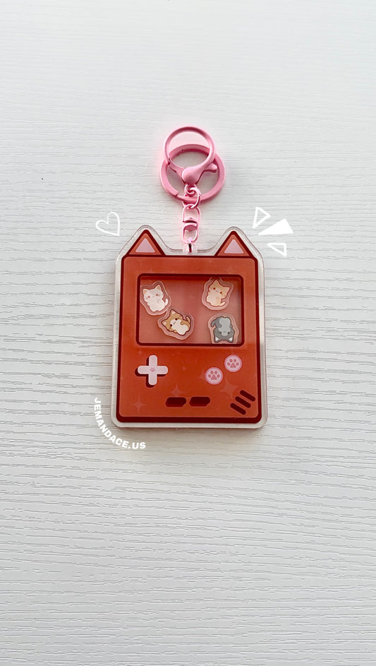 Cat Game Shaker Charm