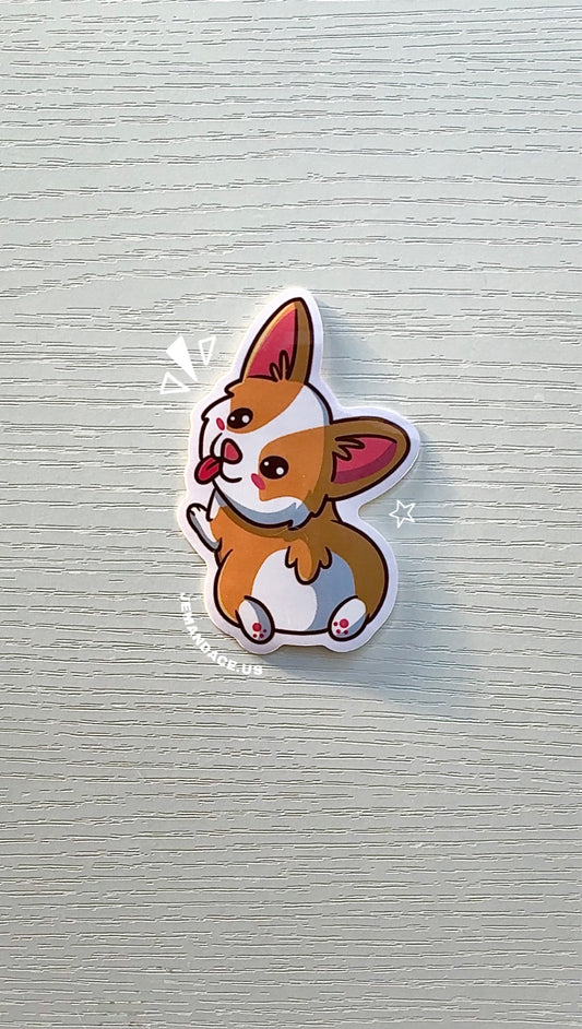 Corgi Butt Vinyl Sticker