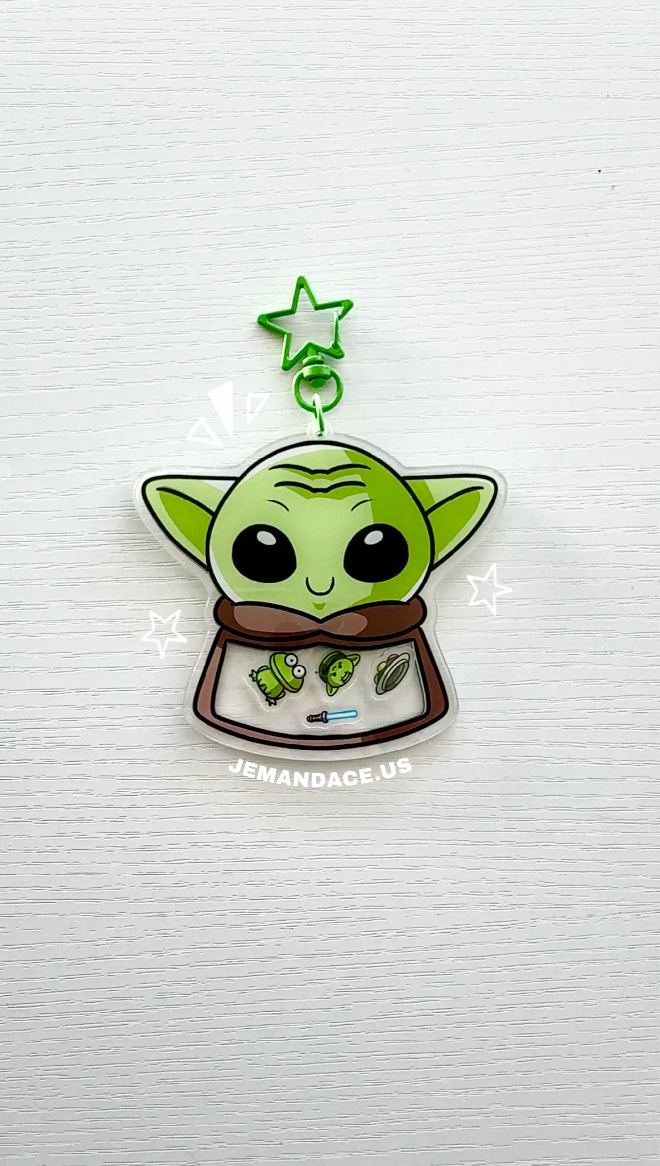 Baby Yoda Shaker Charm