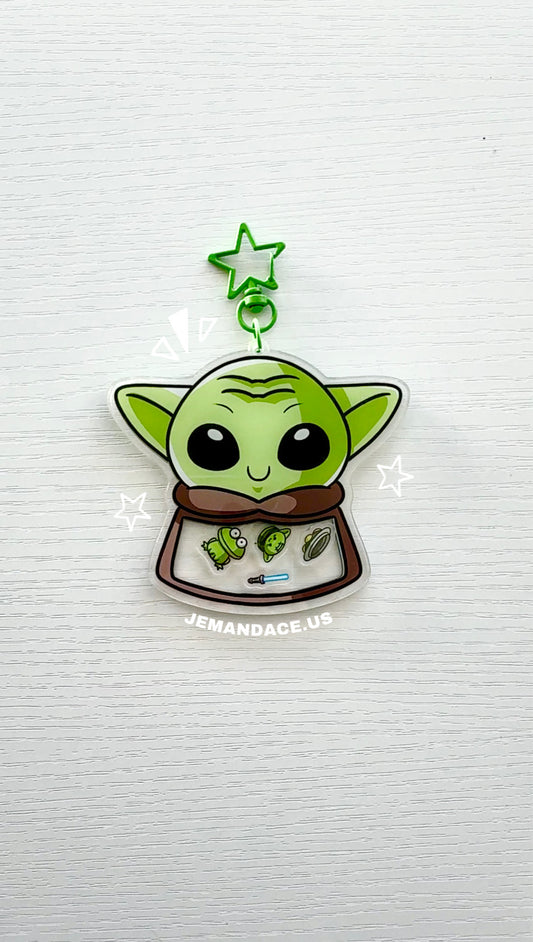 Baby Yoda Shaker Charm
