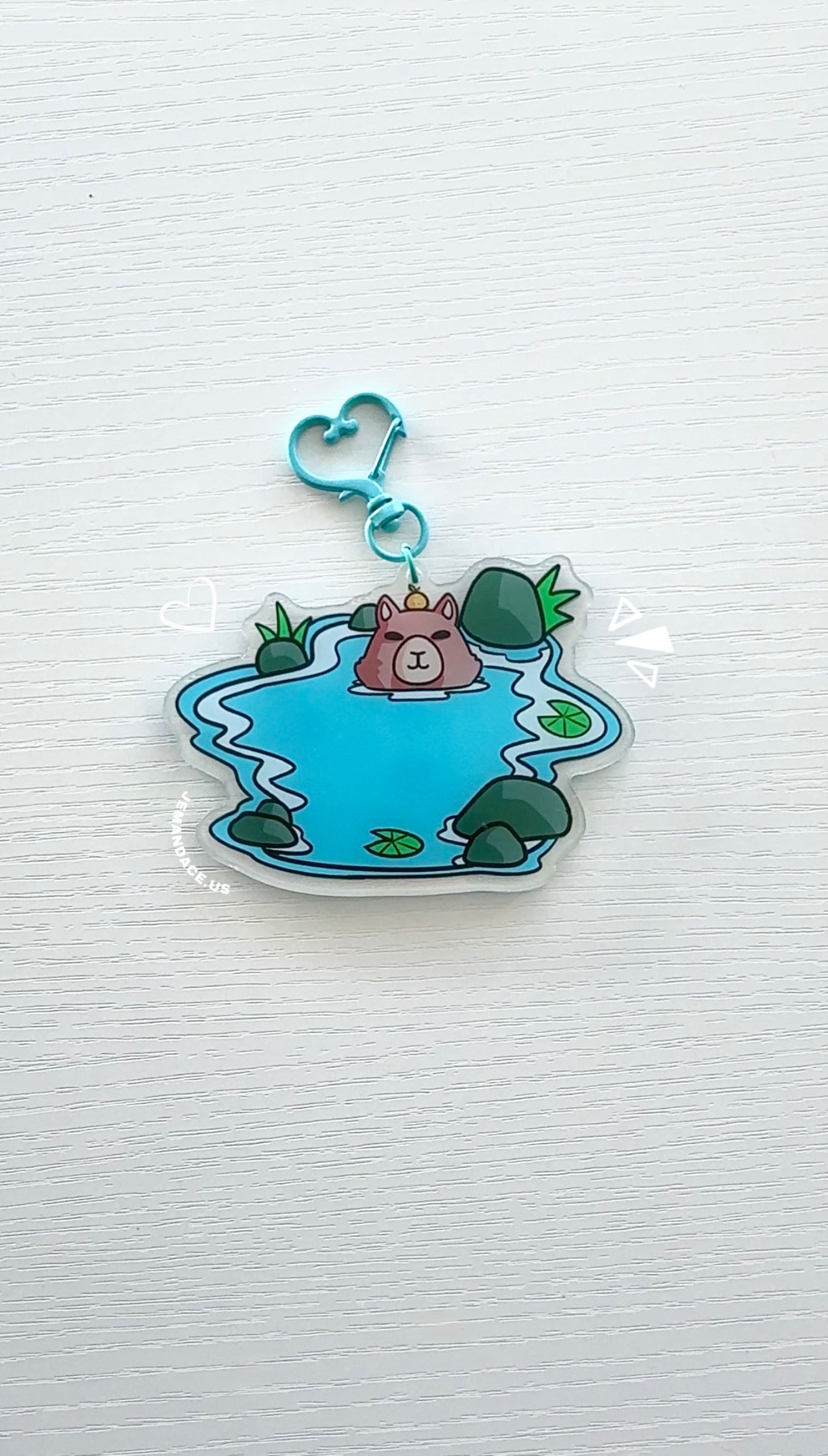 Capybara Shaker Charm