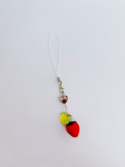 Strawberry Phone Charm