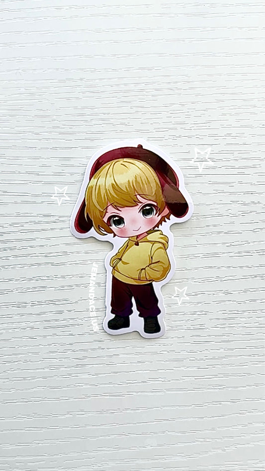 Pompompurin Chibi Vinyl Sticker