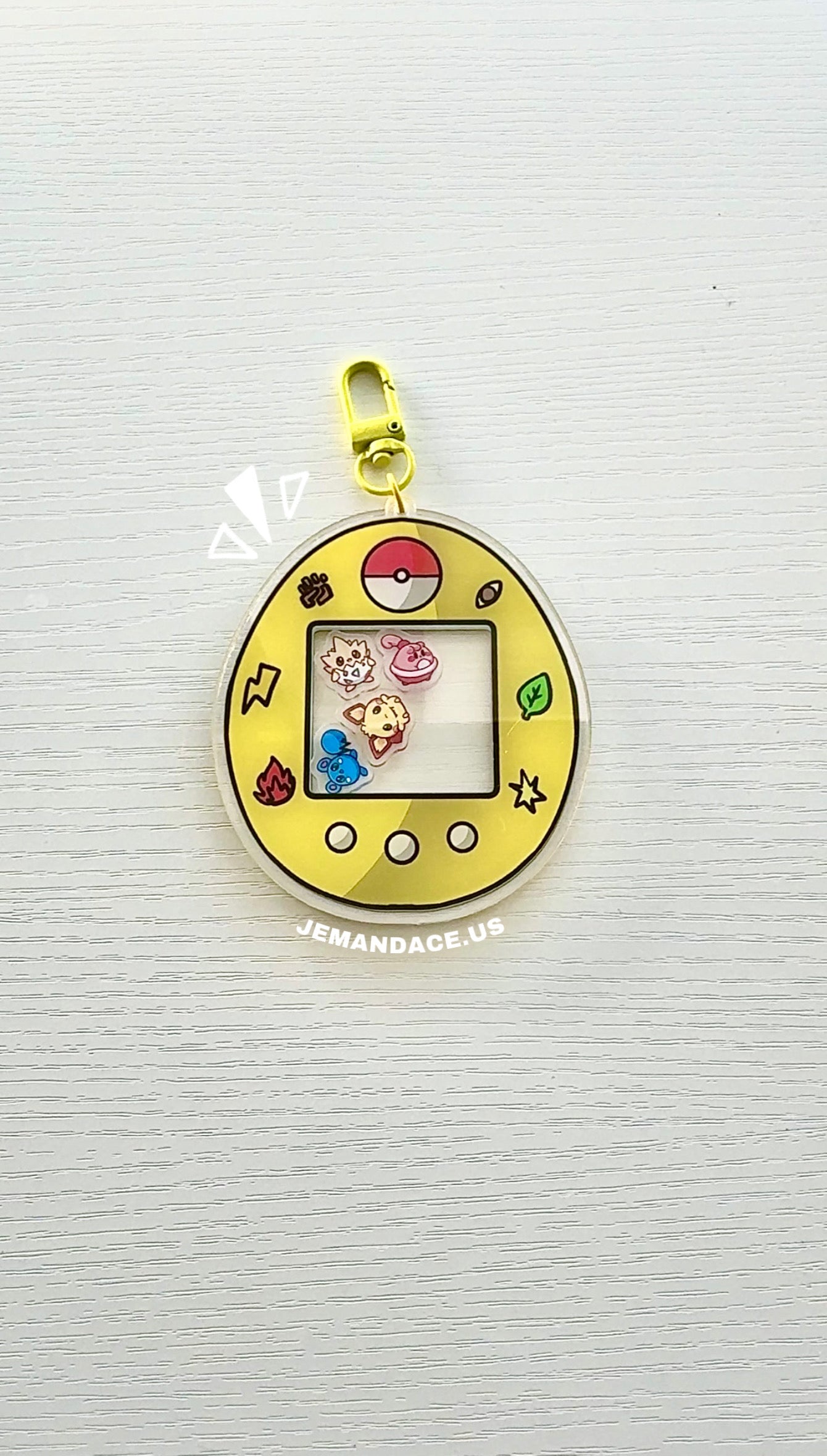 Pokemon Tamagachi Shaker Charm